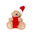 thumbnail image 2 of Oso de peluche navideño, juguete de peluche para el hogar, decoración navideña con sombrero, muñeco de peluche para niños, sofá, cama de San Valentín Sentado 10x125x19cm, 2 of 8