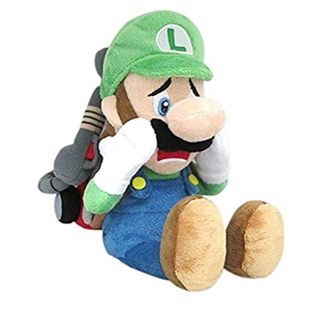 Peluche Little Buddy Super Mario Luigi's Mansion Scared, 10 cm