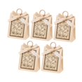 thumbnail image 1 of 5 cajas de regalo con dulces, elegantes bolsas para banquetes y bodas. Beige champán, 1 of 8