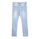 thumbnail image 4 of Pantalones para Hombres JOGGER PANTALONES PANTALONES CASUALES PANTALONES PERSONIDOS PERSONIDOS PEZADOS Azul claro 2XL BLESIY Pantalones vaqueros, 4 of 8