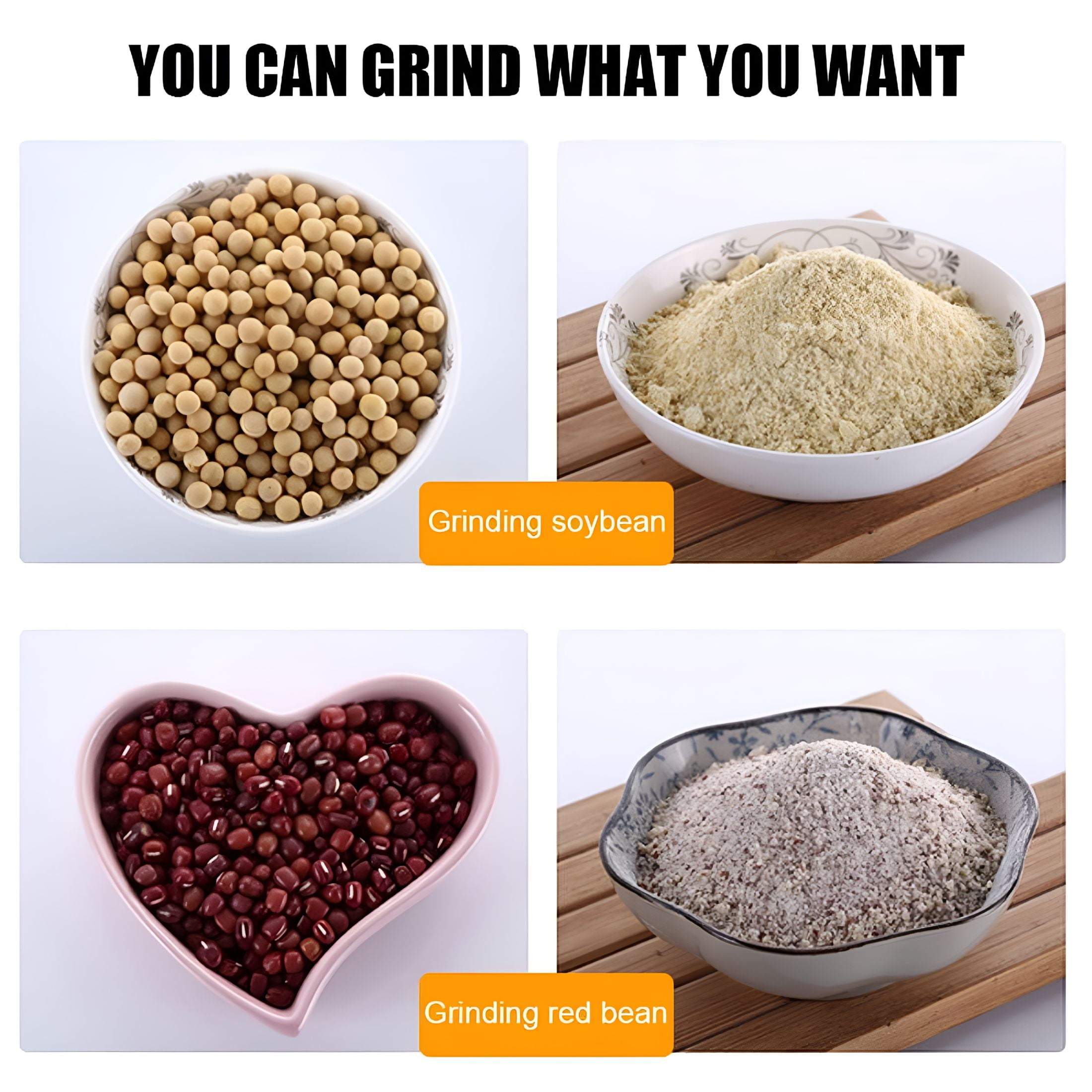 CURYMAY 2026 New Nuts Beans Spices Blender Grains Grinder Machine Kitchen Multifunctional Coffee Chopper Blades Electric Coffee Grinder for Home Coffee Grinders for Home Use
