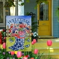 thumbnail image 4 of 4th of July Welcome Garden Flag Stars and Stripes American Flag Poppy Flower Butterfly Spring 12.5x18 Double Sided Boots Memorial Independence Day Outside Yard Patriotic Party Decoration, 4 of 6