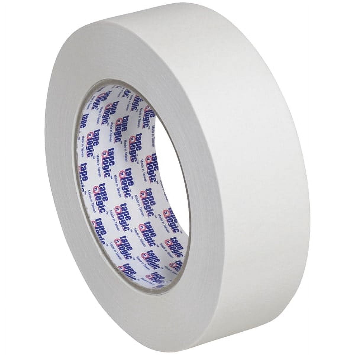 Tape Logic® 2400 Masking Tape, 3" Core, 1.5" x 180', Natural, Pack Of 12