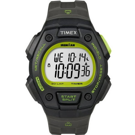 Men's Ironman Classic 30 Full-Size Watch, Gray Resin Strap