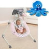 Ingenuity InLighten Cradling Swing, Ansley with BONUS Octoplush Toy
