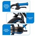 thumbnail image 5 of Hykolity Kids Bike 20 in BMX Children Bicycle for Boy Girl 6-12 Years Old Sport Bike Child Rider Height 48-62" with Coaster Brake Handlebar Black, 5 of 7
