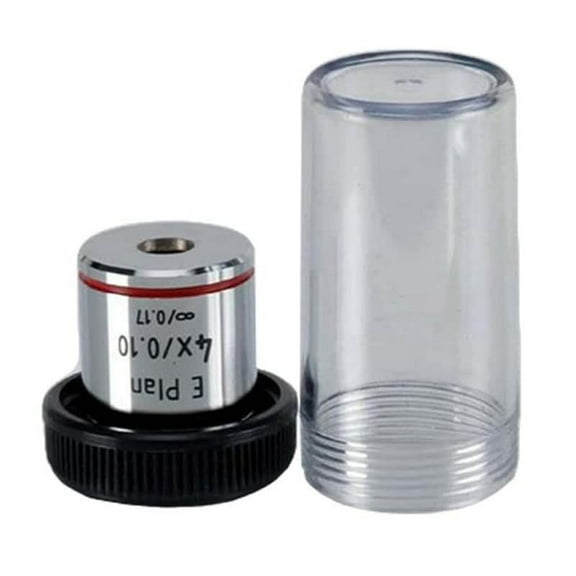 AmScope PA4X-INF 4X Infinity Plan Achromatic Microscope Objective