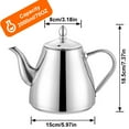thumbnail image 3 of SANQIAHOME Stainless Steel Teapot Coffee Servers 2000ml, 3 of 6