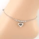thumbnail image 1 of Tobilleras para mujer, tobilleras para mujer con colgante en forma de corazón de delfines, pulsera para el tobillo, joyería para el pie de playa, la tobillera, 1 of 4