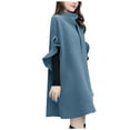 thumbnail image 3 of Summer Savings Clearance 2024! yoeyez Cardigan for Women Long Women Work Solid Vintage Winter Office Sleeveless Button Woolen Jacket Coat Gabardinas Para Mujer Elegantes, 3 of 4