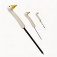 thumbnail image 2 of Garden Goose Stakes, 3 Piece Resin Goose Garden Decor, Outdoor Goose Yard Statues with Metal Stakes, Garden Lawn Plant Flower Bed Decorations for Patio Yard Landscape, 2 of 9