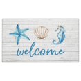 thumbnail image 1 of Alfombra de bienvenida de playa Rug Jvpke, 43 x 76 cm, para interiores y exteriores, 1 of 7
