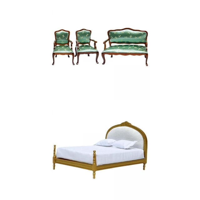 de Muebles en Miniatura 1:12, Sofá para Casa de , Muebles para de Imitación, Juguetes