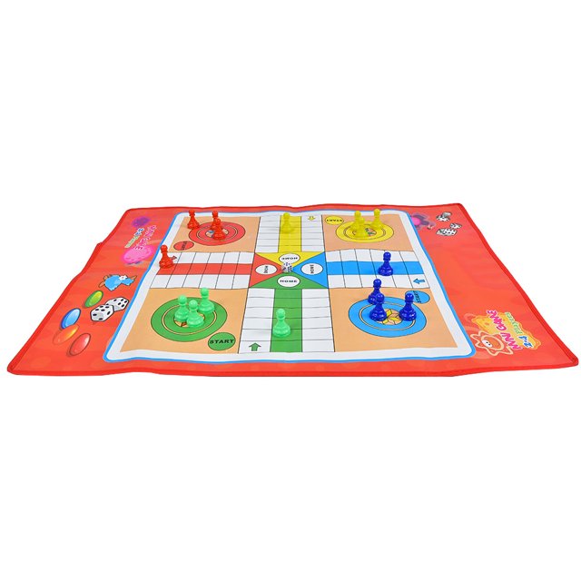 LAFGUR Board Game, Non-Woven Fabric Ludo Game, For Kids For All Ages