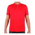 thumbnail image 1 of Playera Polo George Talla EG Manga Corta Cuello de 3 Botones Roja, 1 of 4