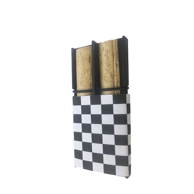 Black Baritone Saxophone Checkered Rockin Reed Holder by Lescana Reeds