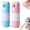 Blue + Pink, variant on 2-in-1 Box Cutter & Thermal Paper Eraser, Water-Based Thermal Paper Eraser Pen with Unboxing Knife for Documents, Labels, Packages