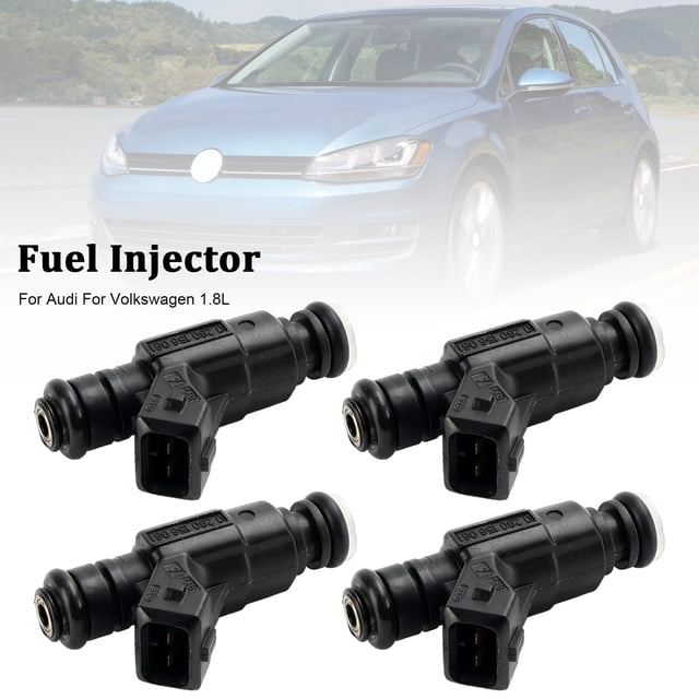 4PCS Fuel Injector 0280156061 Fit for Audi Fit for Volkswagen 1.8L 852-12184