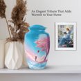 thumbnail image 5 of Cherry Blossom Adults Urn for Mom - Blue Urns for Human Ashes Adult - Large Cremation Urn for Ashes for Women - 10 Inch Urns for Grandma, 5 of 6