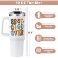 thumbnail image 6 of Best Gigi Ever Tumbler 40oz - Grandma Gifts from Grandkids - Insulated Stainless Steel Cup with Straw - Mothers Day Christmas Present, 6 of 6