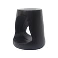 thumbnail image 4 of MGO Hollow Side Table, Wood-like texture, Black Color, 4 of 9