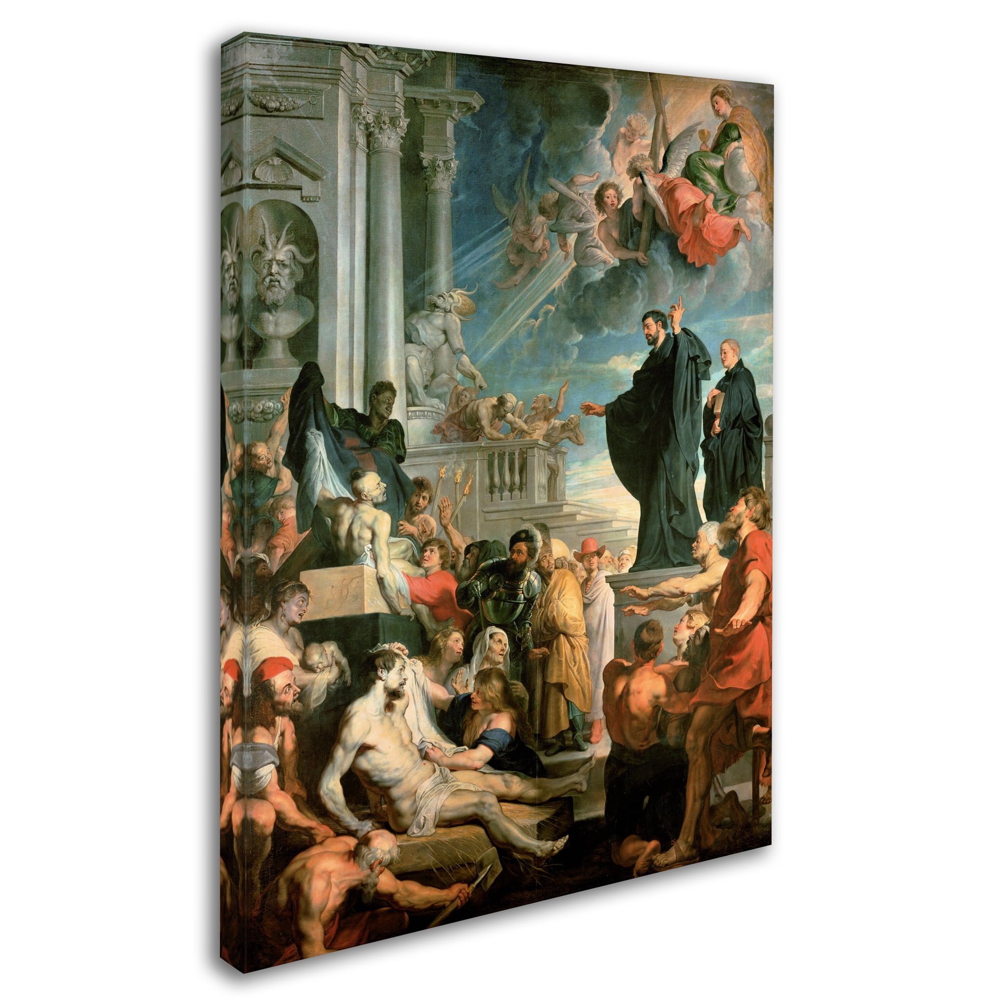 Peter Paul Rubens 'The Miracles Of St Francis Xavier' Canvas Art