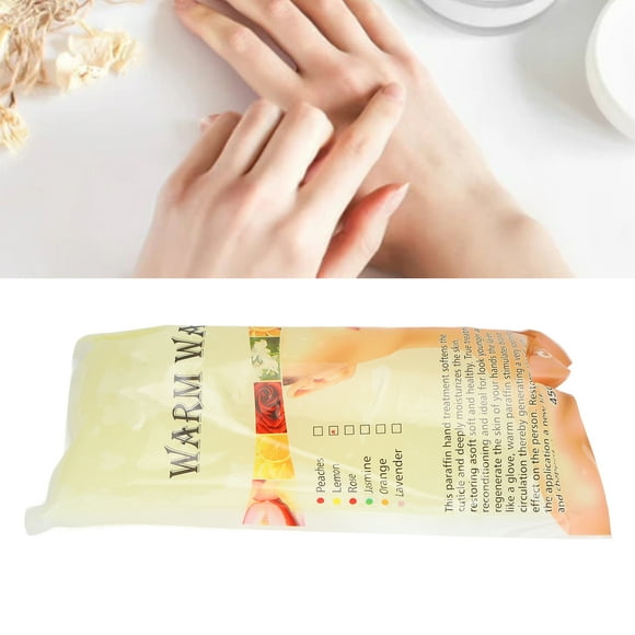 Paraffin Wax Machine Refills, Fragrance Deep Hydration Safe Paraffin Wax 15.9oz Relieve Muscles Pain for Beauty Salon for Home for Hand Feet Dry Skin Lemon