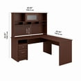 thumbnail image 4 of Bush Furniture Cabot 60W L Shaped Computer Desk with Hutch & Drawers, 4 of 8