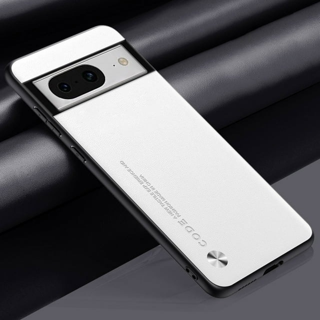 Luxury PU Leather Case For Google Pixel 8 Pro 8Pro Cover Silicone Protection Phone Case For Google Pixel 6A 7A 6 7 Pro Pixel6 8A WHITE For Pixel 7 Pro