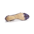 thumbnail image 4 of BLISSFUL STEP Chaussures pour Femmes à Plateforme Colorée à Talons Épais avec Bride à la Cheville Sandales à Bout Ouvert Transparent Violet 8,5, 4 of 7
