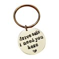 thumbnail image 1 of Trucker Driver Keychain Pendant Silver Stainless Steel Creative Holiday Gifts, 1 of 5
