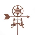 thumbnail image 1 of EZ Vane EZ1711-GR Sheriff 6 Point Badge Weathervane with Garden Mount, 1 of 1