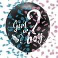 thumbnail image 3 of Gender Reveal Decorations Set, 36" Latex Gender Reveal Balloons Kit + Confetti & Robbon for Baby Shower Gender Reveal Party Supplies, Gender Revealideas, Great for Photos and Videos, 3 of 5