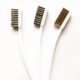 thumbnail image 6 of 4pcs BrassWire Brush Paint Stripper Rust Remover Steel Wire Brushes Industrial Metal Polishing Burring Cleaning Brush, 6 of 8