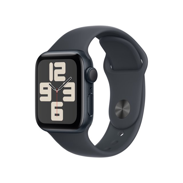 Apple Watch SE2 40mm GPS Midnight Aluminum Case with Midnight Sport Band - M/L
