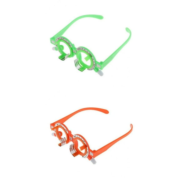 Lente de Plástico Cola Juguetes Educativos Ciencias Microscopios Ópticas 52mm + 56mm Marco de prueba de color