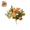 C, variant on Artificial Flower Bouquet with Mixed Floral Styles for Home Decor Wedding Centerpieces and Photography Arrangements