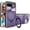Purple, variant on MYKOMI for Google Pixel 9a 6.3" Armor Case with Magnetic Ring Kickstand, Rugged Military Grade Shockproof Case with Slide Camera Lens Cover for Google Pixel 9a