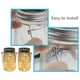 thumbnail image 4 of 8 Pack Stainless Steel Wire Handles (Handle-Ease) for Mason Jar, Ball Pint Jar, Canning Jars, Mason, 4 of 5