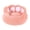 Hot Pink, variant on Coffee Coffee Bear Paw Calming Dog Cat Bed Cuddler Warming Cozy Soft Faux Fur Cushion For Small Medium Pets
