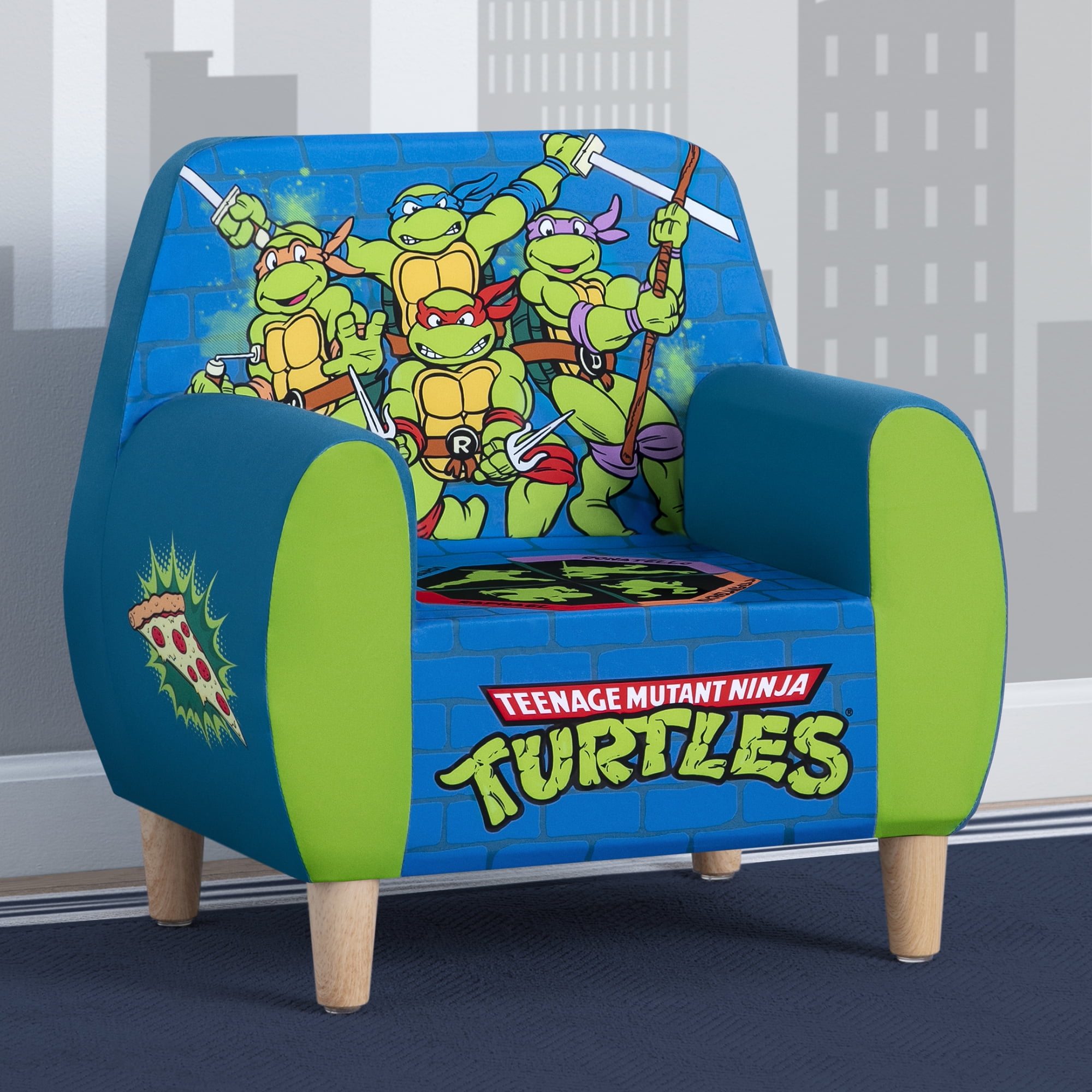Teenage Mutant Ninja Turtles Foam Chair by Delta Children, Green