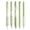 Green, variant on 5 Count Blue Transparent Pastel Gel Ink Pens Set 0.5mm Fine Point Retractable Black Ink Click Gel Pens Aesthetic Journaling Writing Pens Nurse Office Supplies