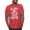 thumbnail image 3 of Instant Message - My Wife Is Hotter Coffee - Men's Short Sleeve T-Shirt, 3 of 5