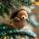 thumbnail image 1 of Lekihaqq Forest Animal Christmas Ornaments, Acrylic Tree Decorations, Holiday Decor, Festive Animal Print Ornaments, Woodland Theme Christmas Decor, Wildlife Holiday Tree Hanging Decorations, 1 of 6