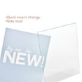 thumbnail image 4 of Deflecto Classic Image Slanted Sign Holder 1 Each - 8.5" Width x 11" Height - Rectangular Shape - Side-loading, Self-standing - Plastic - Clear, 4 of 7