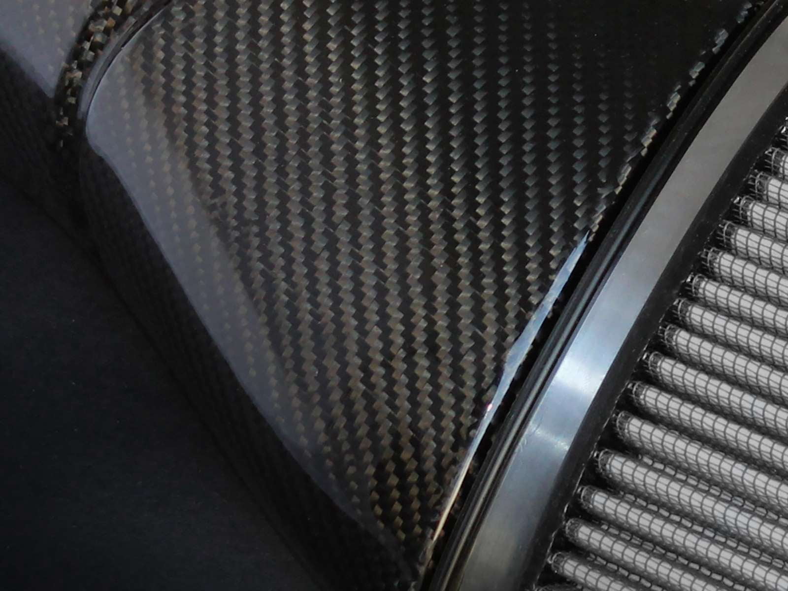 Black Series Stage-2 Carbon Fiber Cold Air Intake System w/ Pro DRY S Filter