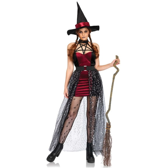 Leg Avenue Womens 3 PC Sexy Witch Halloween Costume
