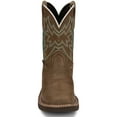 thumbnail image 4 of Justin Boots Womens Sunny Embroidered Square Toe Cowboy  Ankle Boots, 4 of 7