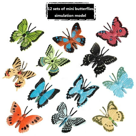 Deals of the Day,Tarmeek Toy Clearance Deals,New Toys for Boys and Girls,Simulation Butterfly Model 12 Sets Of Children's Science And Education Animal,Birthday Christmas Gifts for Kids,On Clearance