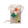 thumbnail image 1 of Bolsa de hombro femenino de punto Cáñamo de algodón duradero para el ocio diario (Blanco) Ehuebsd Para Estrenar, 1 of 9